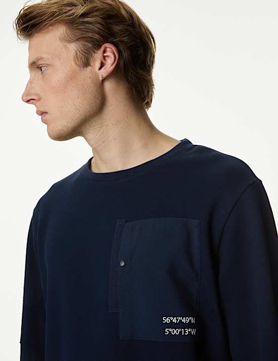 Pure Cotton Long Sleeve Top