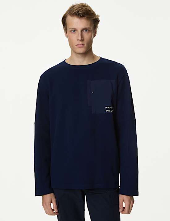 Pure Cotton Long Sleeve Top