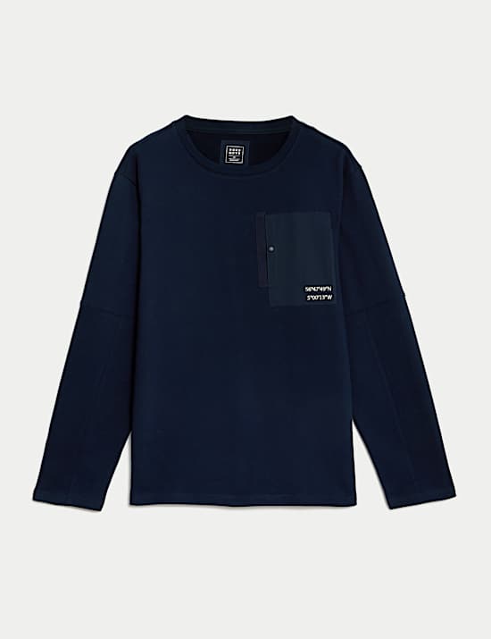 Pure Cotton Long Sleeve Top