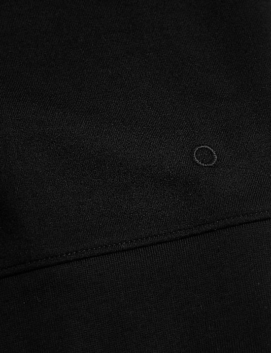 Sportliches Jersey-Sweatshirt mit Rundhalsausschnitt