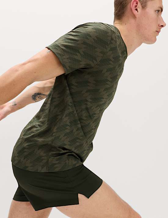 Bedrucktes T-Shirt mit Rundhalsausschnitt