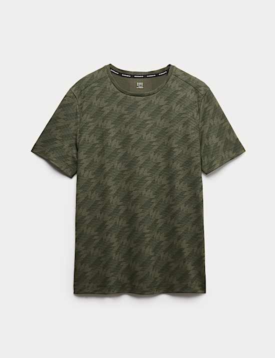 Bedrucktes T-Shirt mit Rundhalsausschnitt