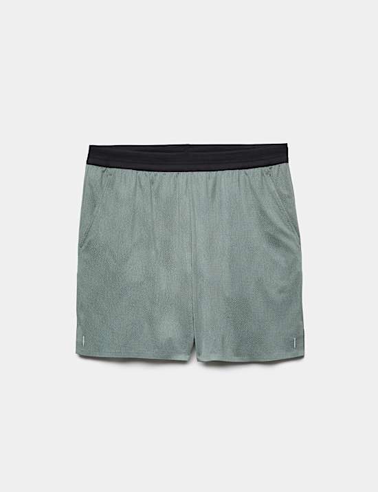 Jacquard Cloud 7" Elasticated Waist Sports Shorts