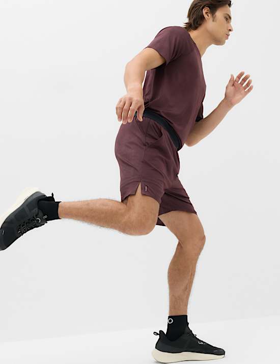 Jacquard Cloud 7" Elasticated Waist Sports Shorts