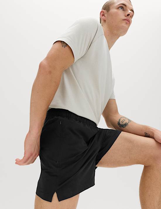 Regular Fit 5 Inch Stretch Sports Shorts