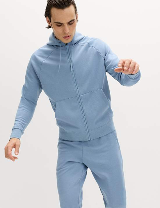 Performance Jersey Zip through Hooded Jacket