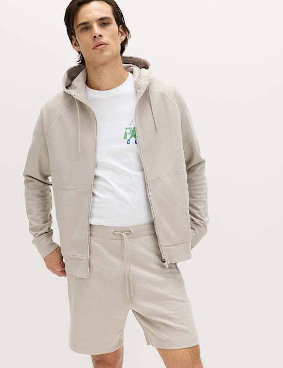 Veste Performance en jersey &agrave; capuche et fermeture zipp&eacute;e