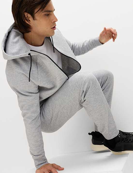 Performance Jersey Zip through Hooded Jacket