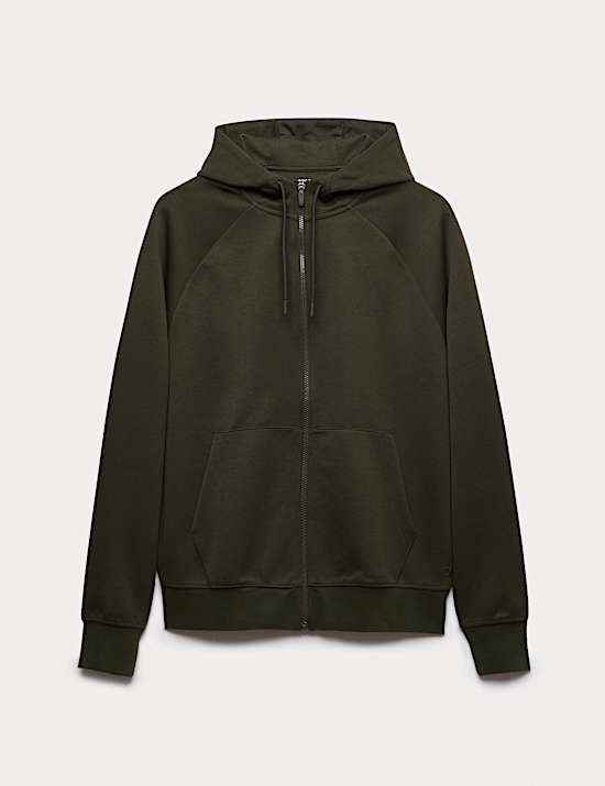 Performance Jersey Zip through Hooded Jacket