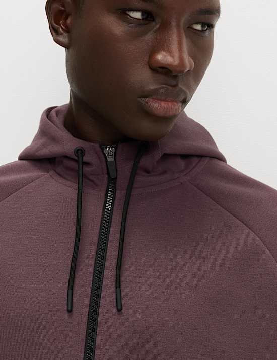 Performance Jersey Zip through Hooded Jacket