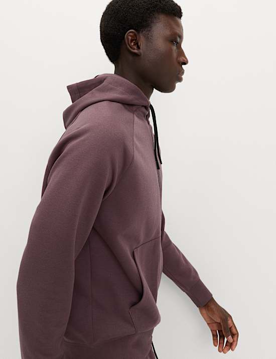 Performance Jersey Zip through Hooded Jacket