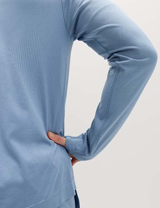 Seamfree Half Zip Sports Top