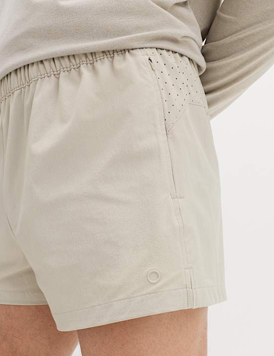 Elasticated Waist Stretch 3 Inch Sports Shorts