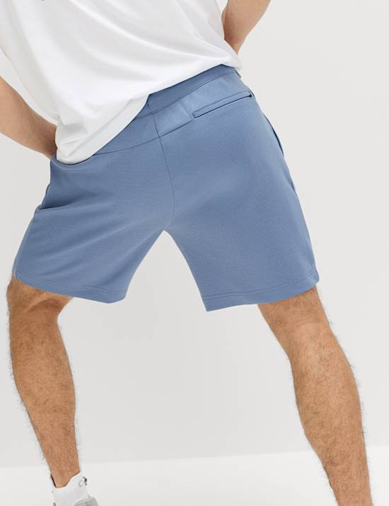 מכנסיים קצרים ספורטיביים מבד ג'רסי באורך 23 ס"מ