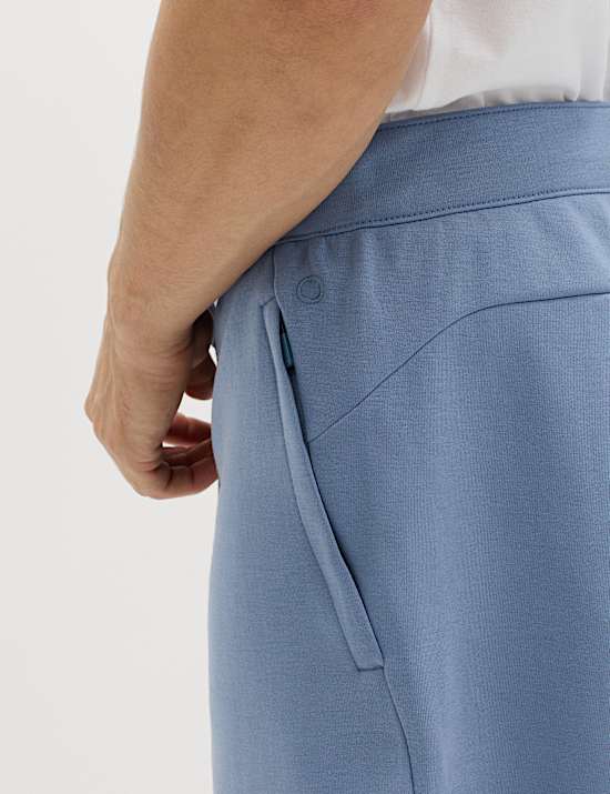 מכנסיים קצרים ספורטיביים מבד ג'רסי באורך 23 ס"מ