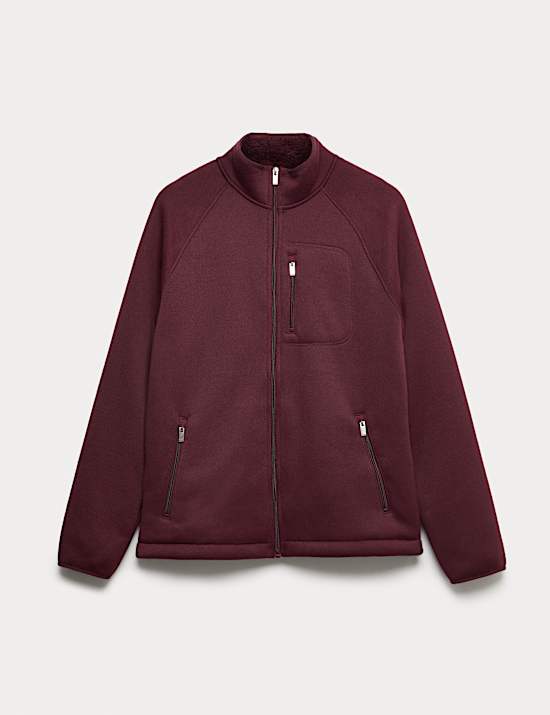 Zip Up Funnel Neck Fleece