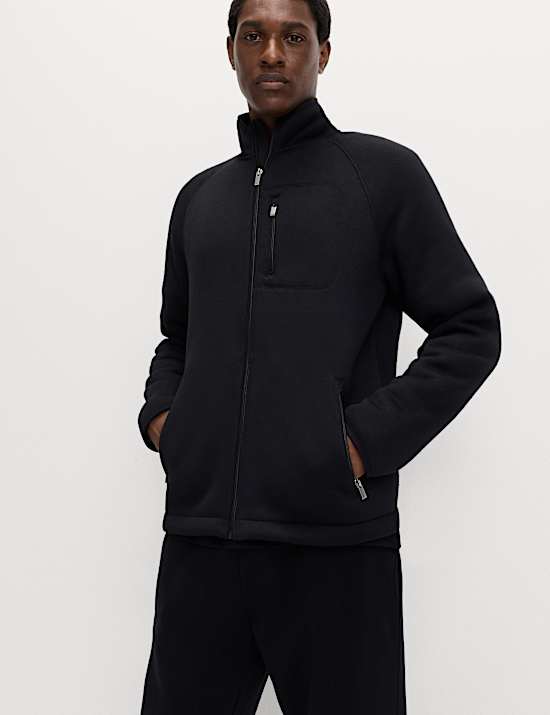 Zip Up Funnel Neck Fleece