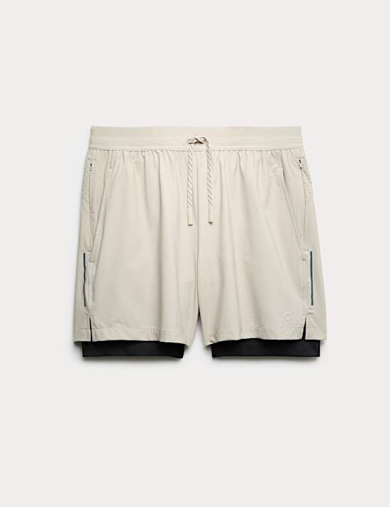 Double Layered 5 inch Sports Shorts