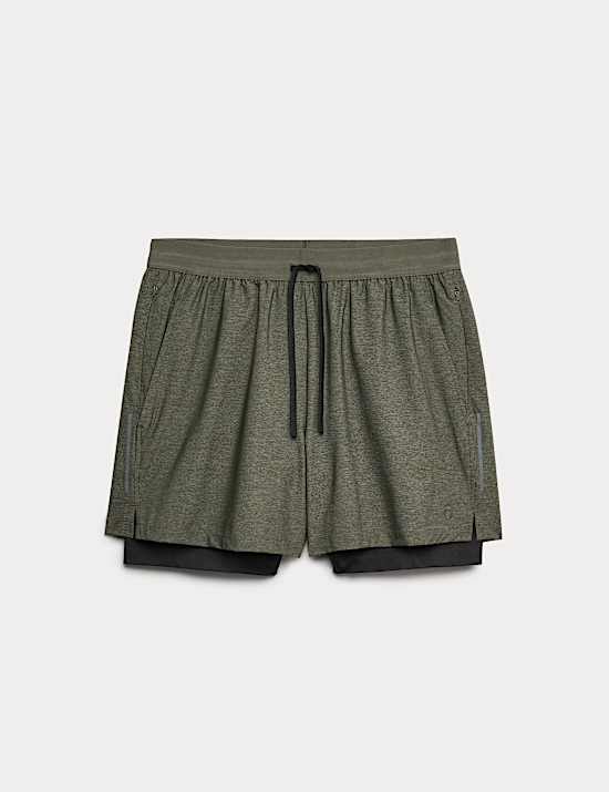 Double Layered 5 inch Sports Shorts
