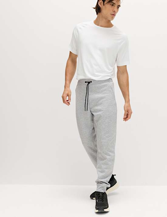 מכנסי טרנינג ספורטיביים מבד ג'רסי