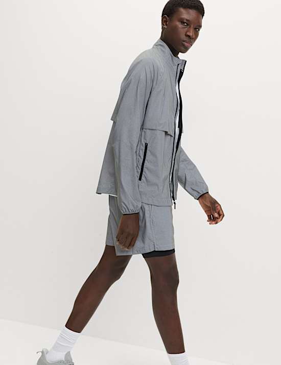 Short de sport réfléchissant double tissu