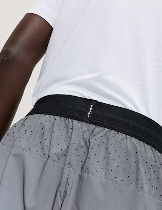 Short de sport réfléchissant double tissu