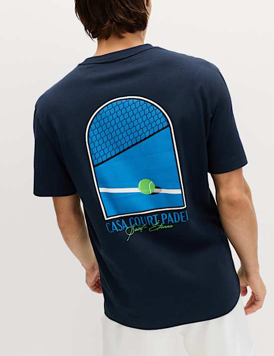 Tričko St Etienne Padel z čist&eacute; bavlny
