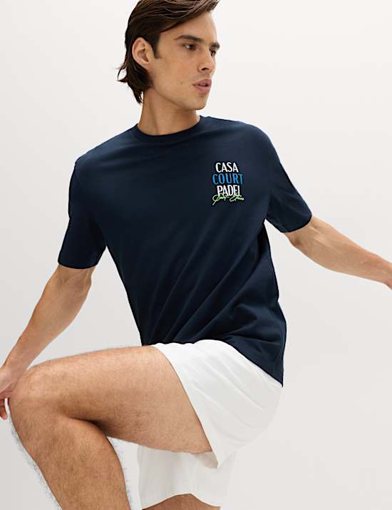 Pure Cotton St Etienne Padel T-shirt