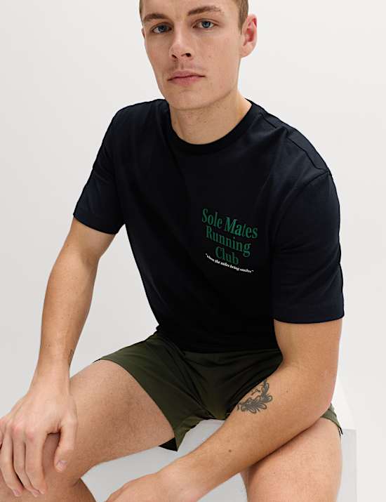 Camiseta 100% algod&oacute;n con gr&aacute;fico Sole Mates