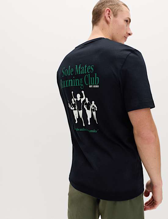 Camiseta 100% algod&oacute;n con gr&aacute;fico Sole Mates