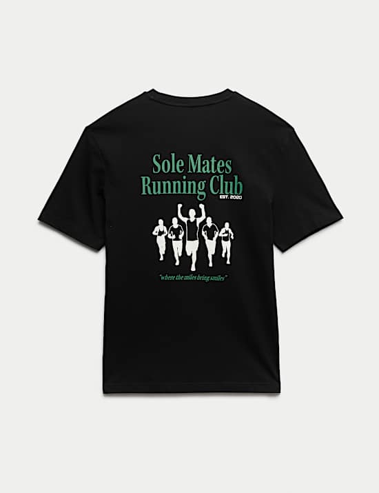 Camiseta 100% algod&oacute;n con gr&aacute;fico Sole Mates