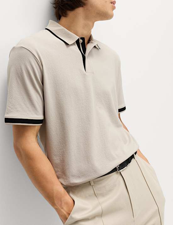 Polo deportivo de piqu&eacute; de algod&oacute;n