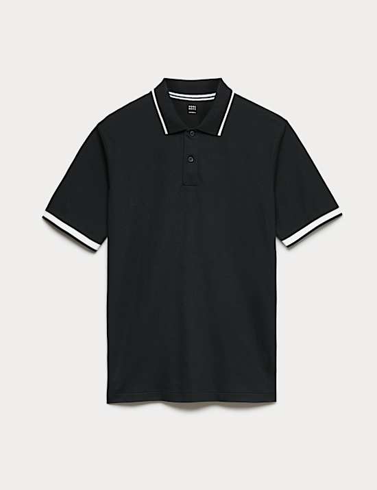 Cotton Rich Pique Club Sports Polo Shirt