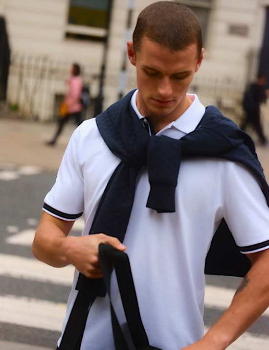 Cotton Rich Pique Club Sports Polo Shirt