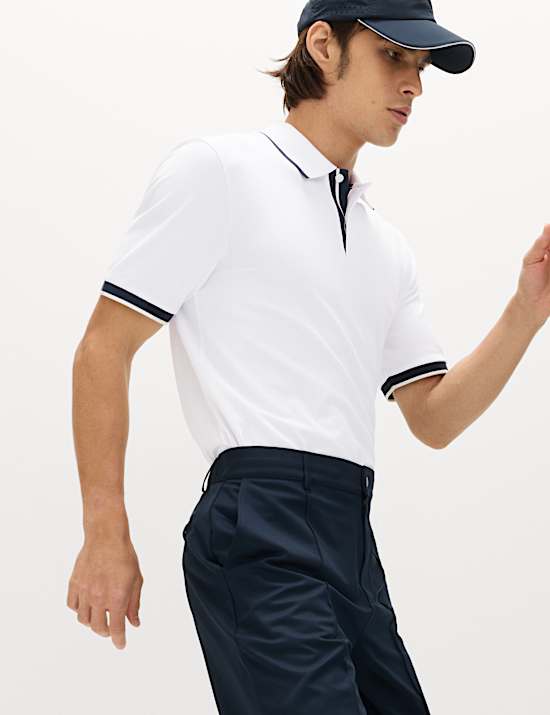 Cotton Rich Pique Club Sports Polo Shirt