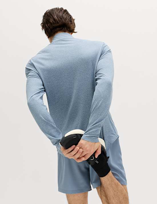 Supersoft Funnel Neck Half Zip Top