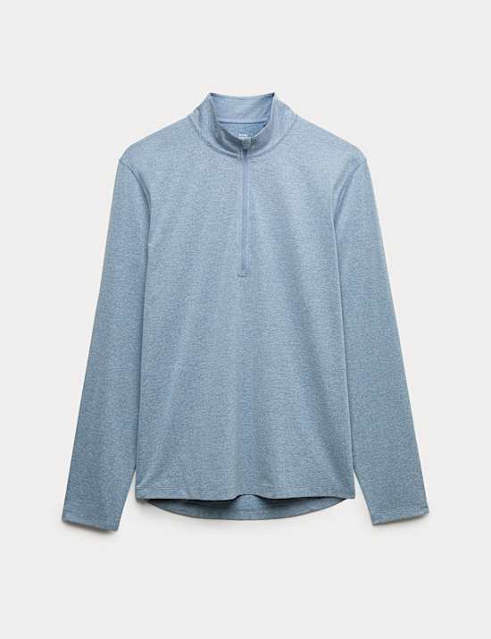Supersoft Funnel Neck Half Zip Top