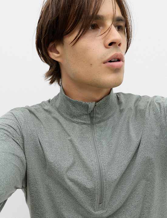 Supersoft Funnel Neck Half Zip Top
