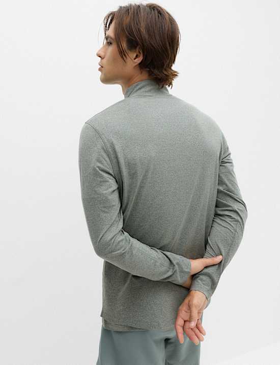 Supersoft Funnel Neck Half Zip Top