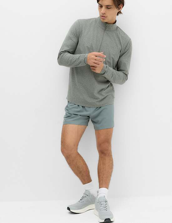 Supersoft Funnel Neck Half Zip Top