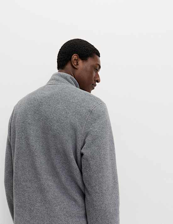 Half Zip Textured Fleece