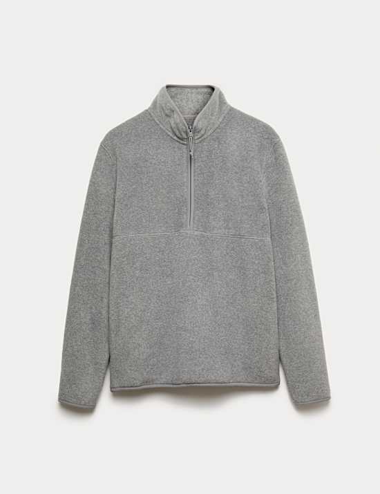 Half Zip Textured Fleece