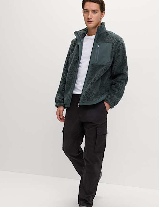 Windproof Zip Up Fleece Jacket