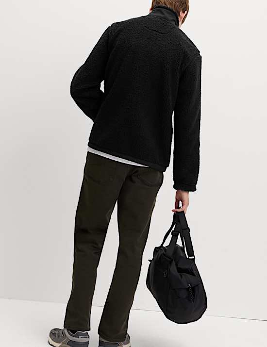 ז'קט פליז חסין לרוח עם רוכסן