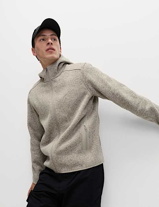 Tech Lightweight Knit Mix Hood