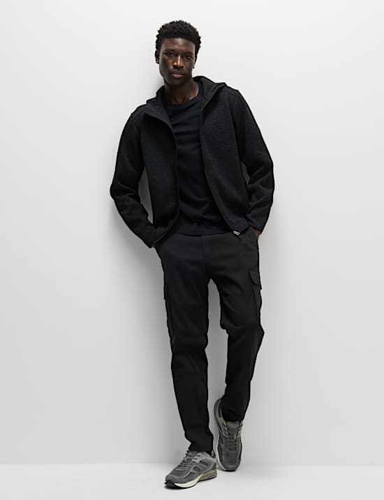 Tech Lightweight Knit Mix Hood