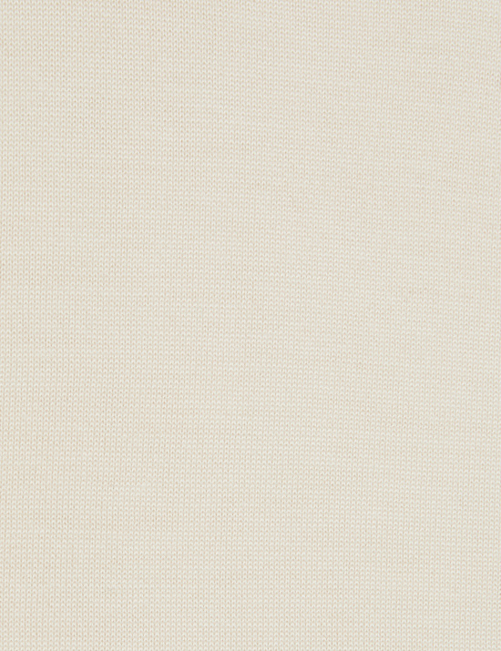 Merino Wool Rich Knitted T-Shirt with Silk