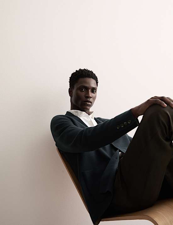 Pure Extra Fine Merino Wool Knitted Jacket