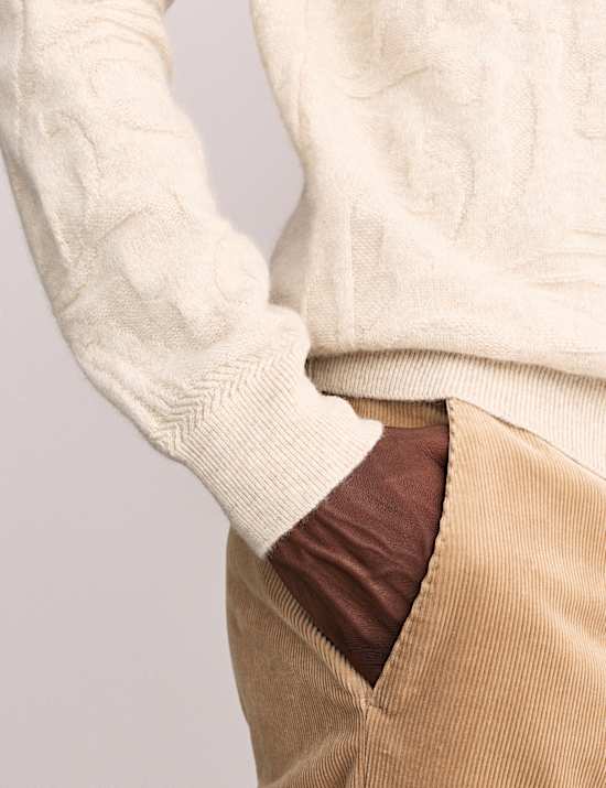 Pure Cashmere Foulard Crew Neck Jumper