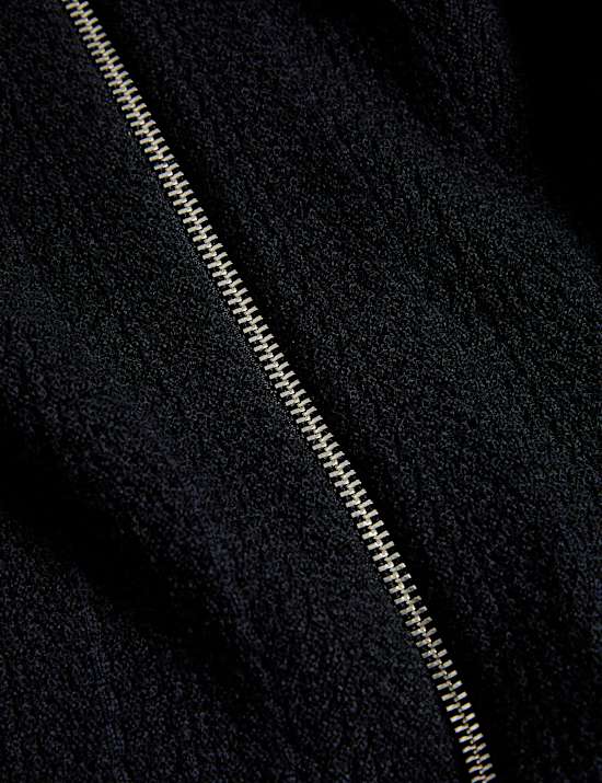 Veste tricotée 100 % laine mérinos extra-fine